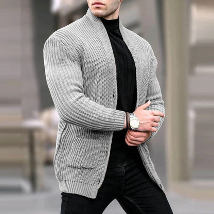 Warm Gebreid Slim-Fit Vest