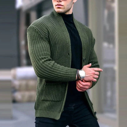 Warm Gebreid Slim-Fit Vest