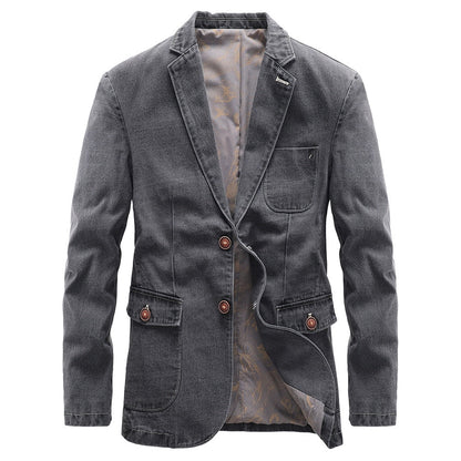 Modern Zakelijk Denim Jack
