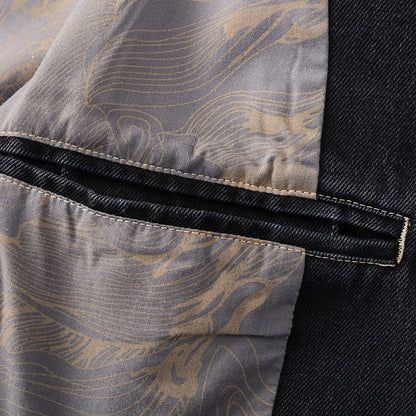 Modern Zakelijk Denim Jack