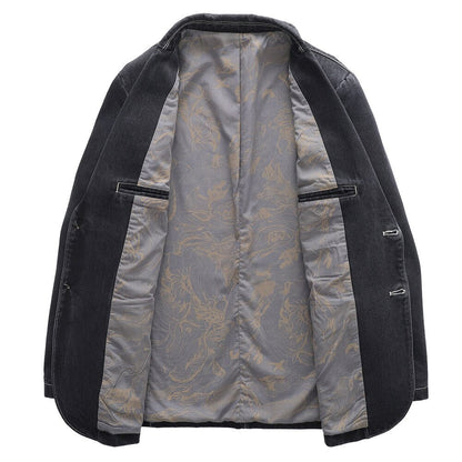 Modern Zakelijk Denim Jack