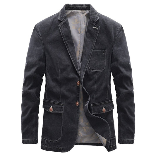 Modern Zakelijk Denim Jack
