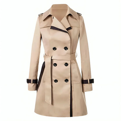 Livia - Elegante Lange Trenchcoat