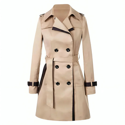 Livia - Elegante Lange Trenchcoat