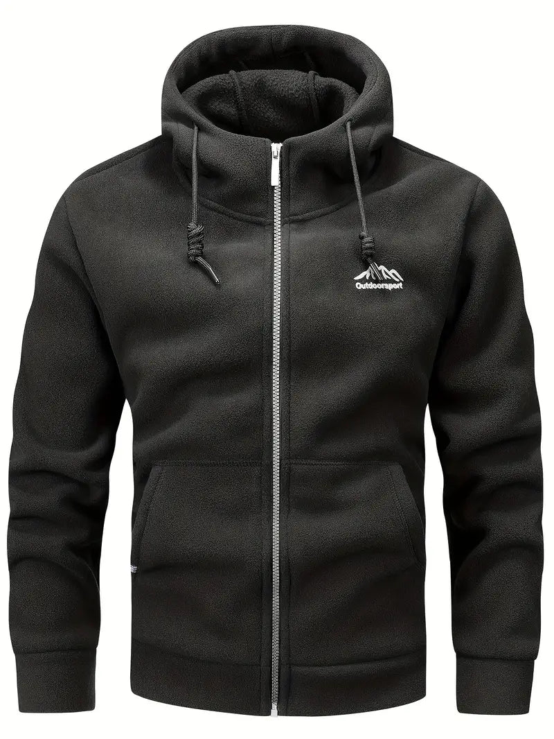 Dario - Comfortabele Warme Fleecejas met Capuchon