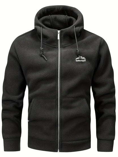 Dario - Comfortabele Warme Fleecejas met Capuchon