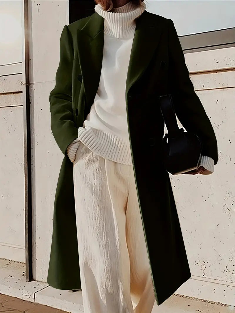 Livia - Elegante Wollen Jas voor Herfst en Winter
