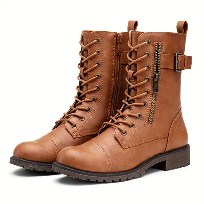 Sophie - Trendy Veterschoenen met Zijrits