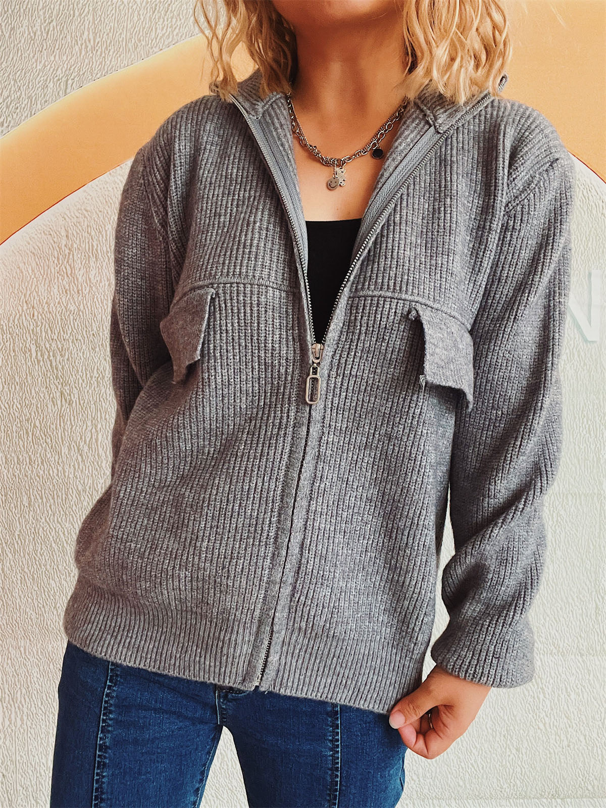 Sophie - Comfortabele Cardigan met Rits