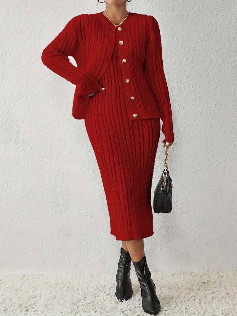 Sophie - Elegante 2-Delige Cardigan Set