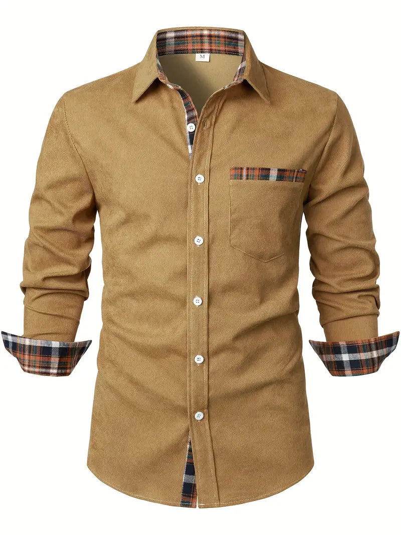 Stijlvol Corduroy Overhemd