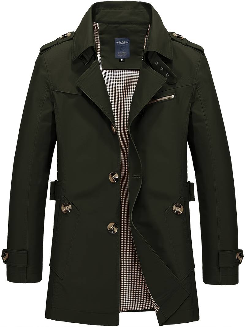 Stijlvolle Trenchcoat met Klassiek Ontwerp