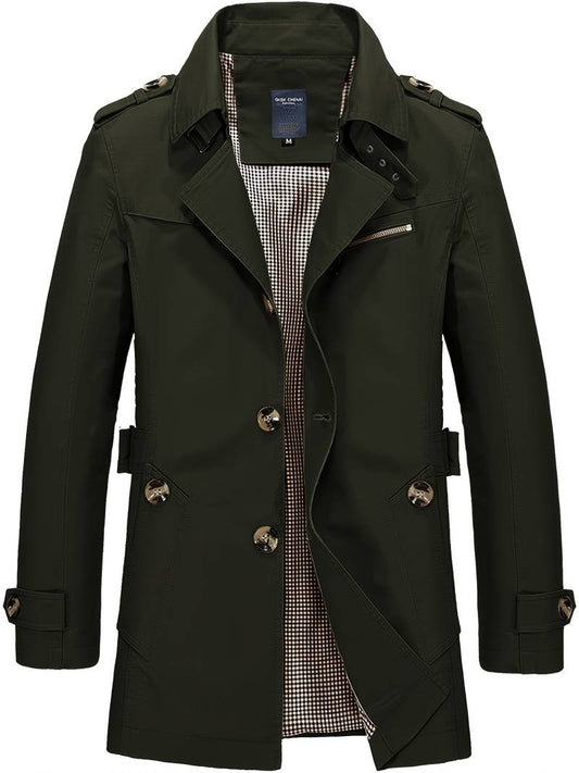Stijlvolle Trenchcoat met Klassiek Ontwerp