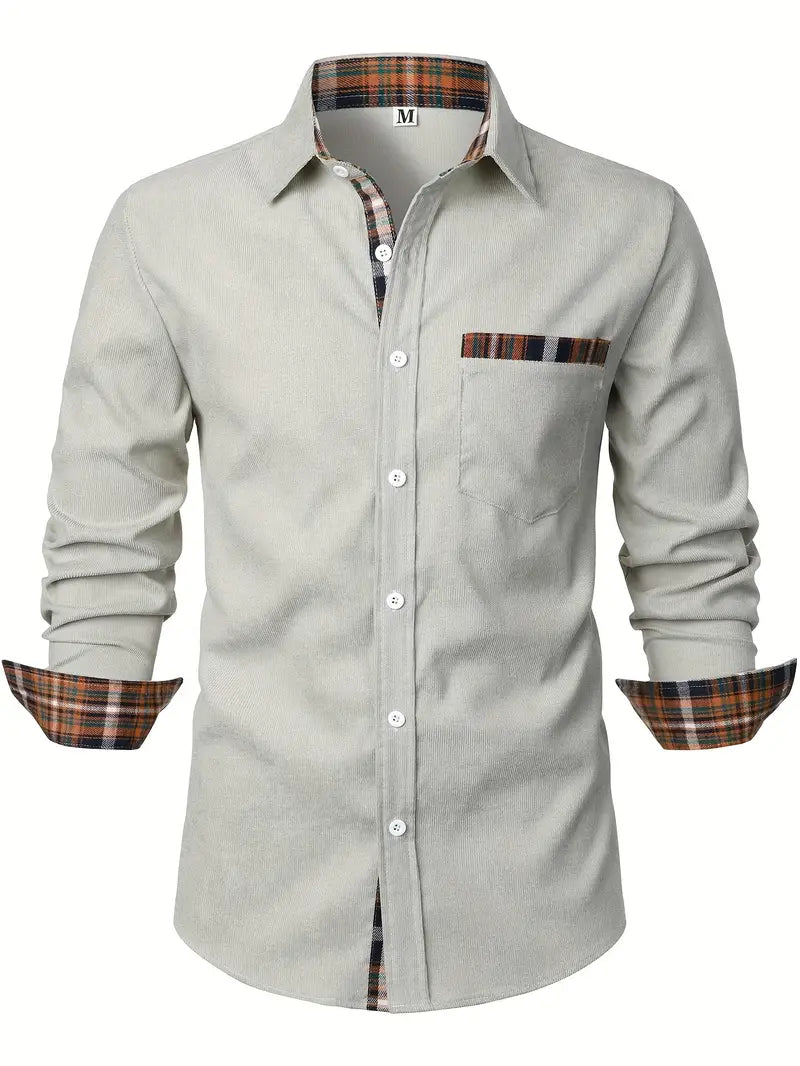 Stijlvol Corduroy Overhemd