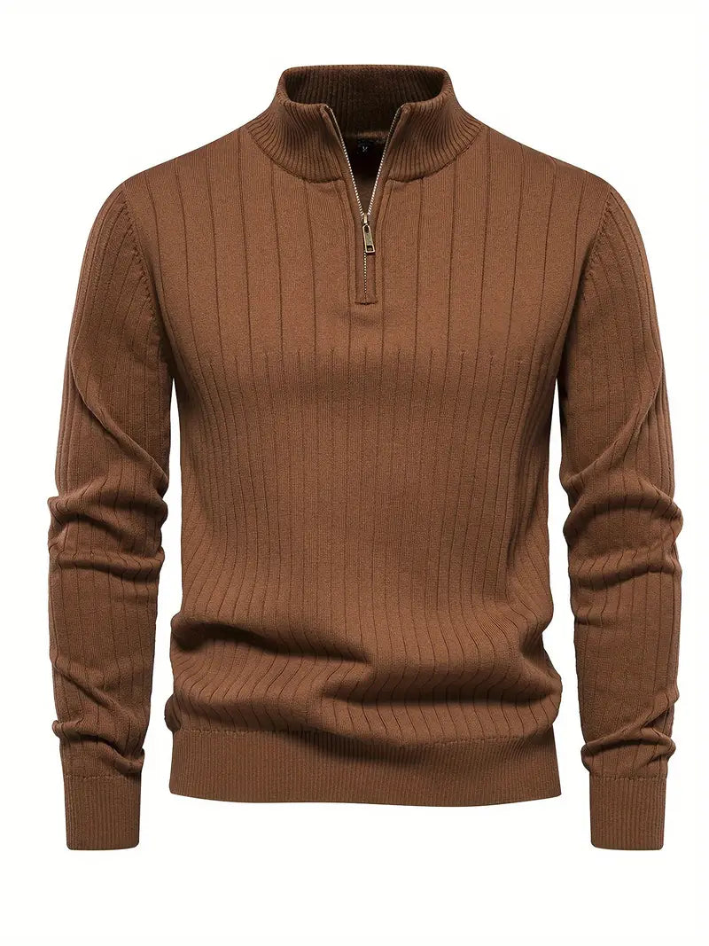Stijlvolle Sweater met Halve Rits
