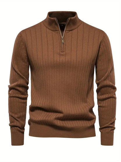 Stijlvolle Sweater met Halve Rits