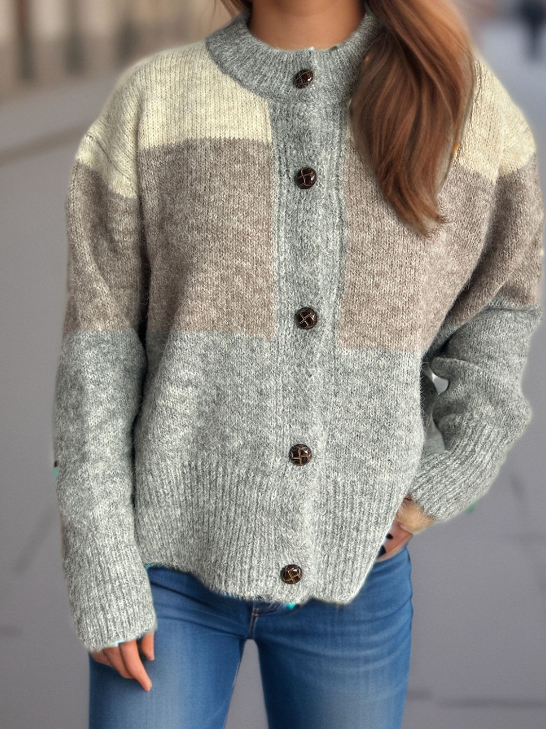 Sophie - Comfortabel Casual Vest met Knoopsluiting