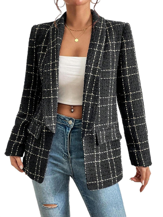 Lana - Elegante Geruite Blazer