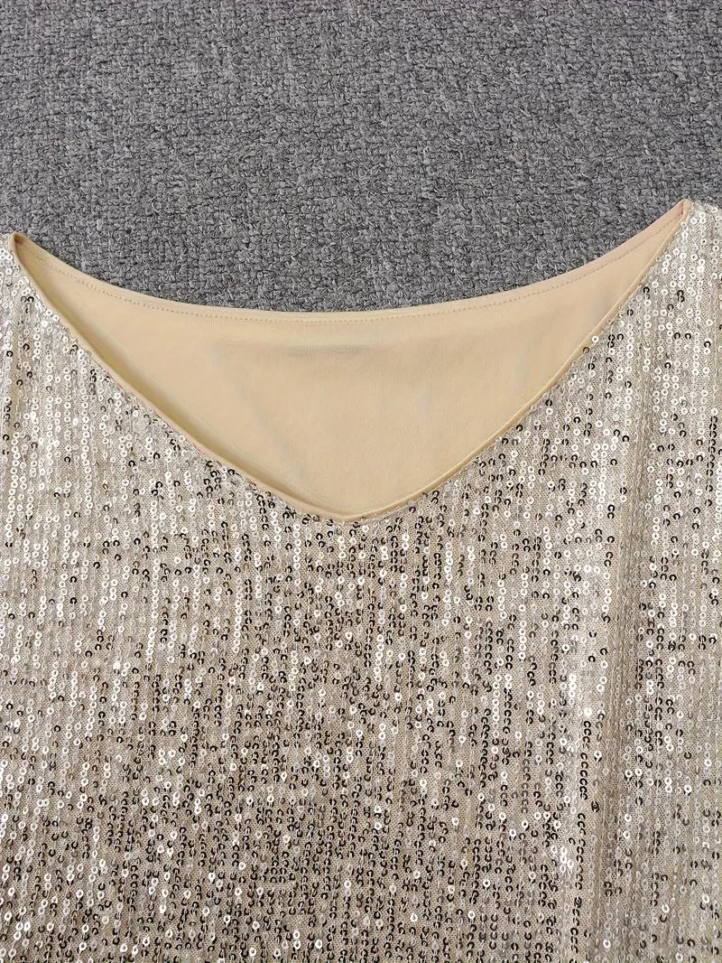 Ella - Glamoureuze Glitter Jurk