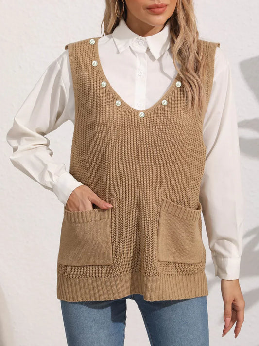 Mira - Elegante V-hals Sweater Vest