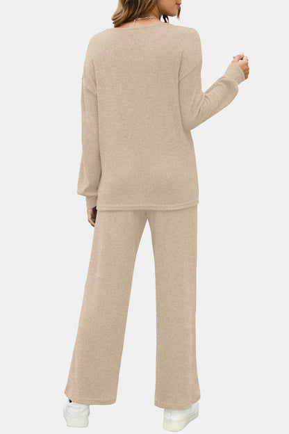 Sophie - Luxe 2-Delige Relax Set met Broek en Sweater