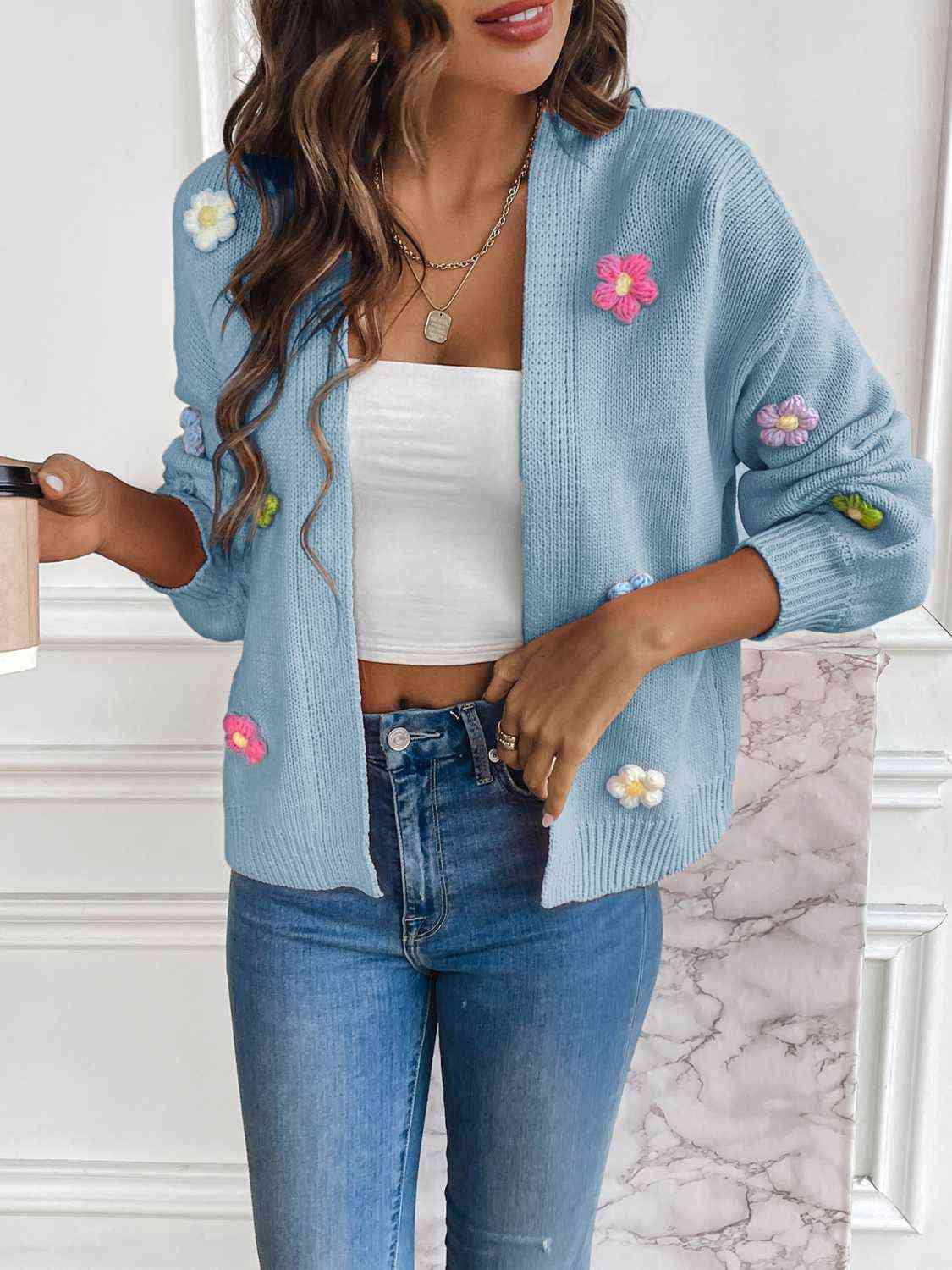 Sophie - Bloemenprint Cardigan
