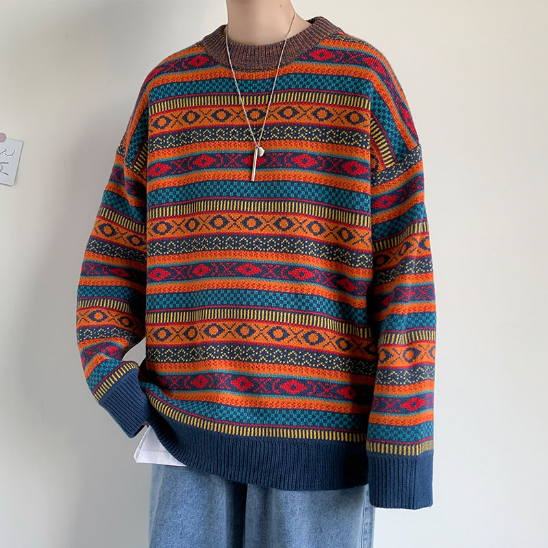 Noah - Trendy Gestreepte Wintertrui
