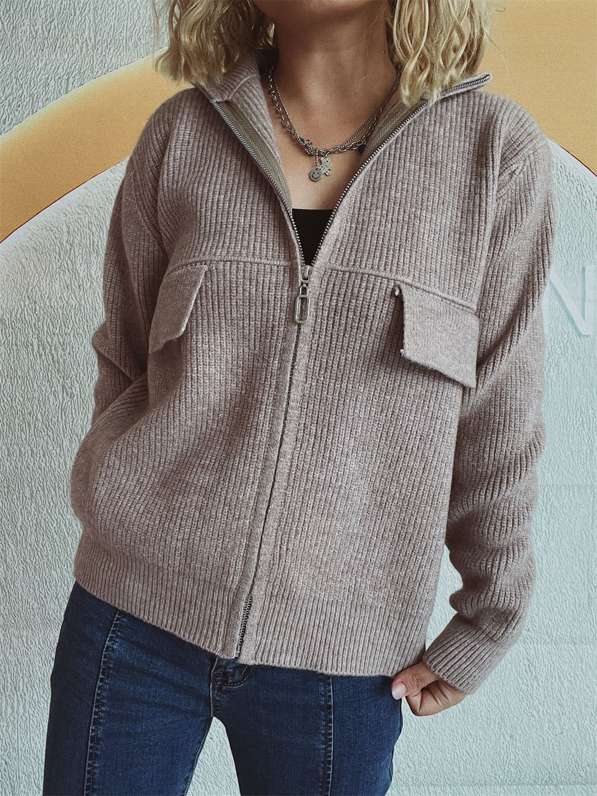 Sophie - Comfortabele Cardigan met Rits