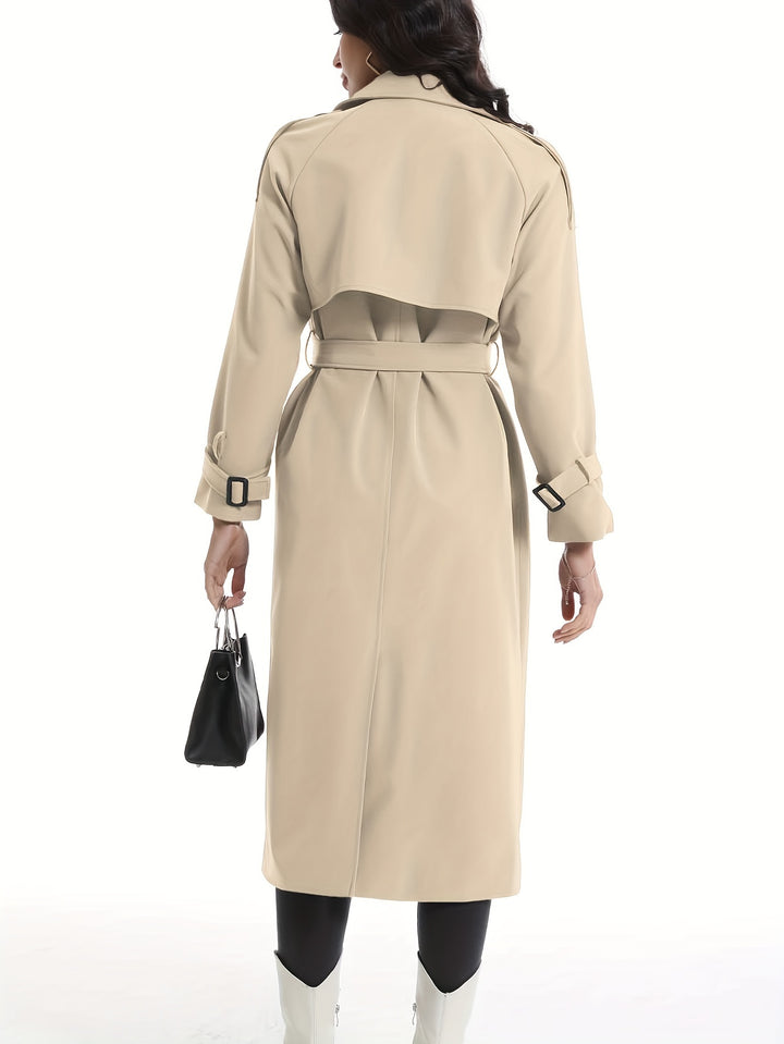 Mila - Elegante Omkeerbare Trenchcoat met Riem