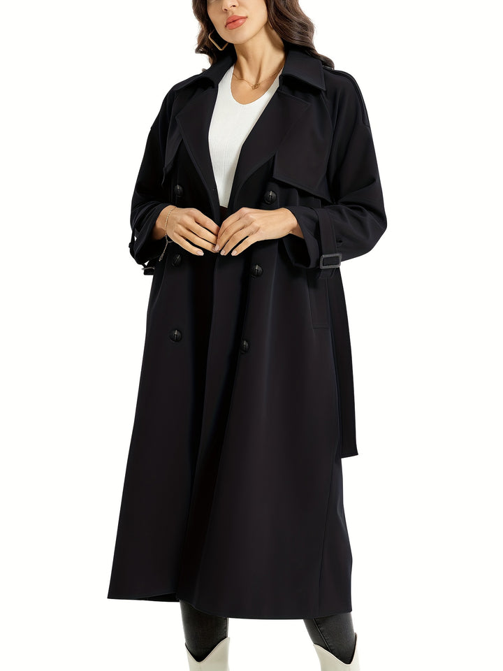 Mila - Elegante Omkeerbare Trenchcoat met Riem