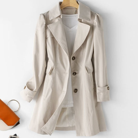 Tijdloze Trenchcoat met Verfijnde Details