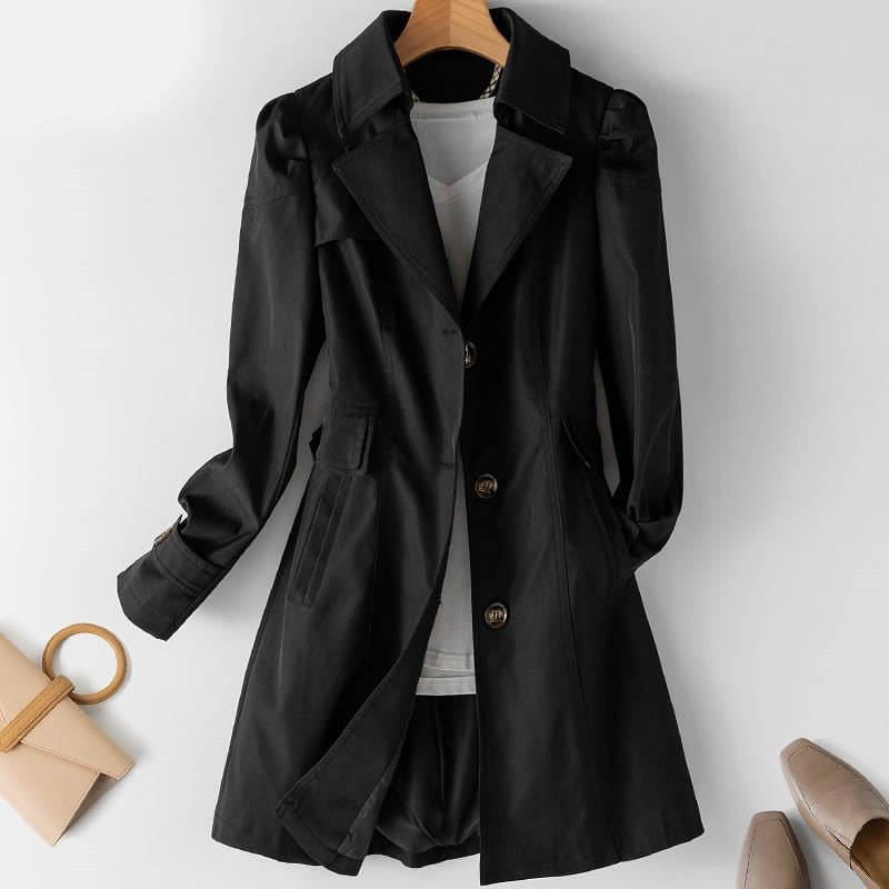 Tijdloze Trenchcoat met Verfijnde Details