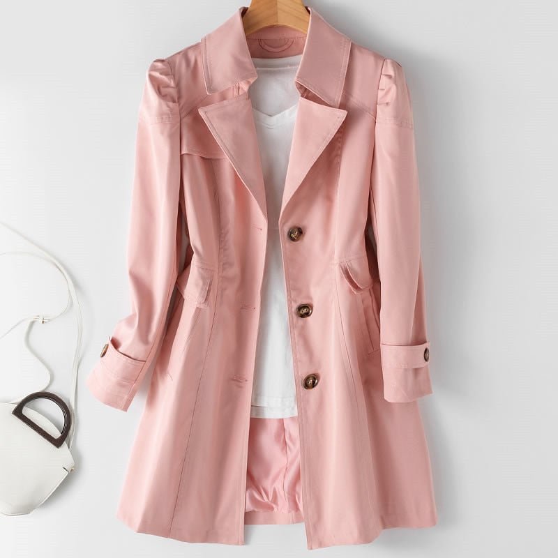 Tijdloze Trenchcoat met Verfijnde Details