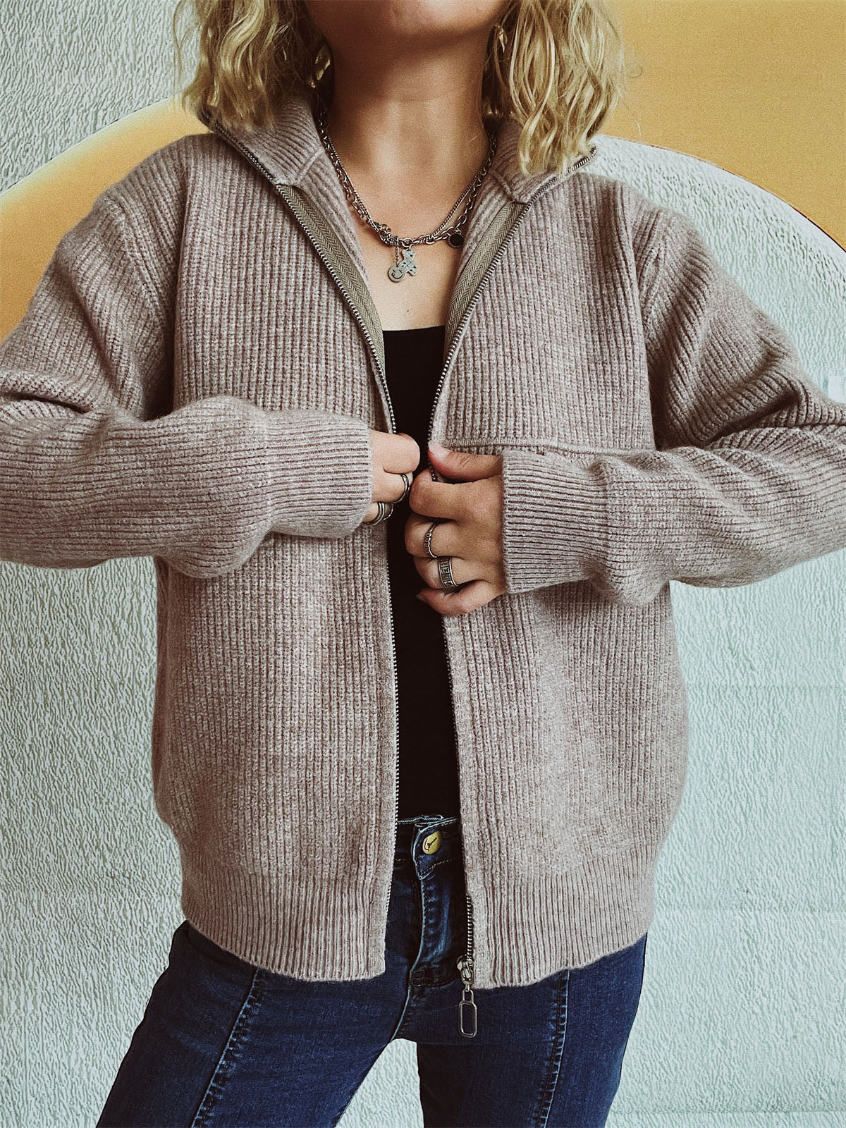 Sophie - Comfortabele Cardigan met Rits
