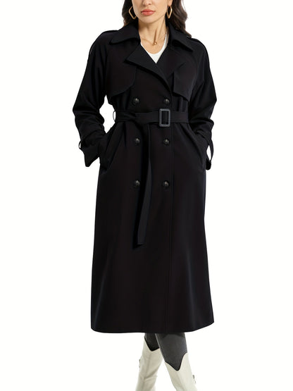 Mila - Elegante Omkeerbare Trenchcoat met Riem
