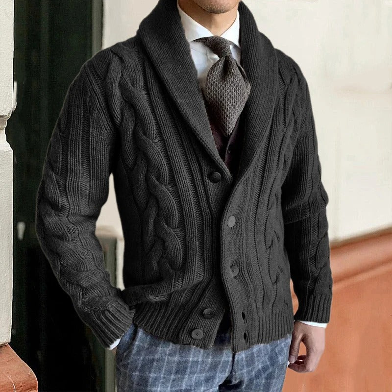 Luca - Stijlvolle Gebreide Cardigan Sweater