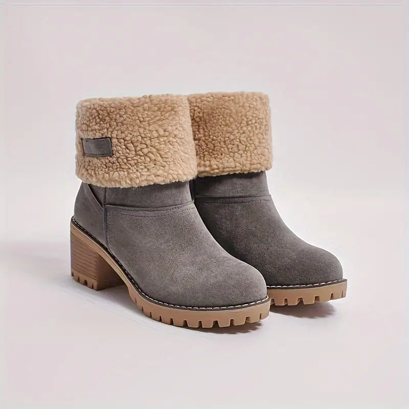 Sophie - Elegante Winterlaarzen met Wollen Voering