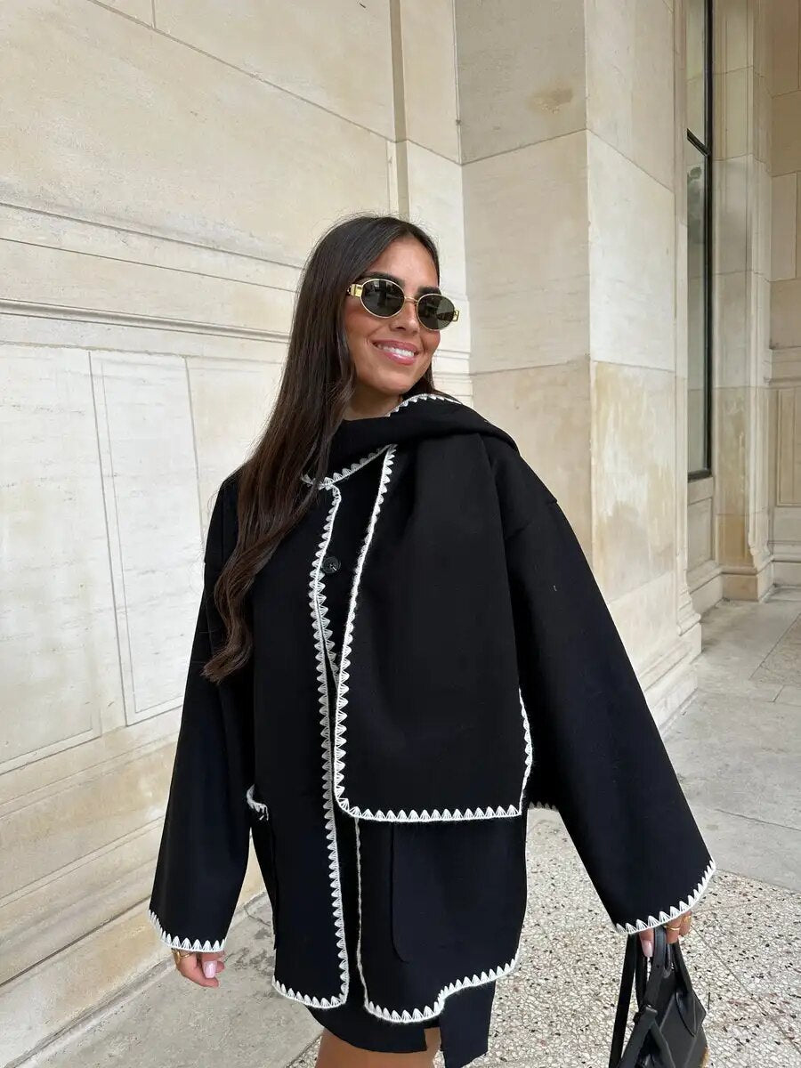 Luna - Elegante Winterjas met Luxe Afwerking