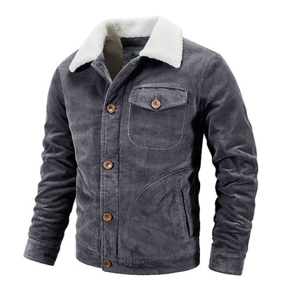 Joris - Stijlvolle Corduroy Winterjas
