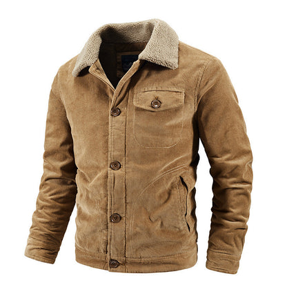 Joris - Stijlvolle Corduroy Winterjas