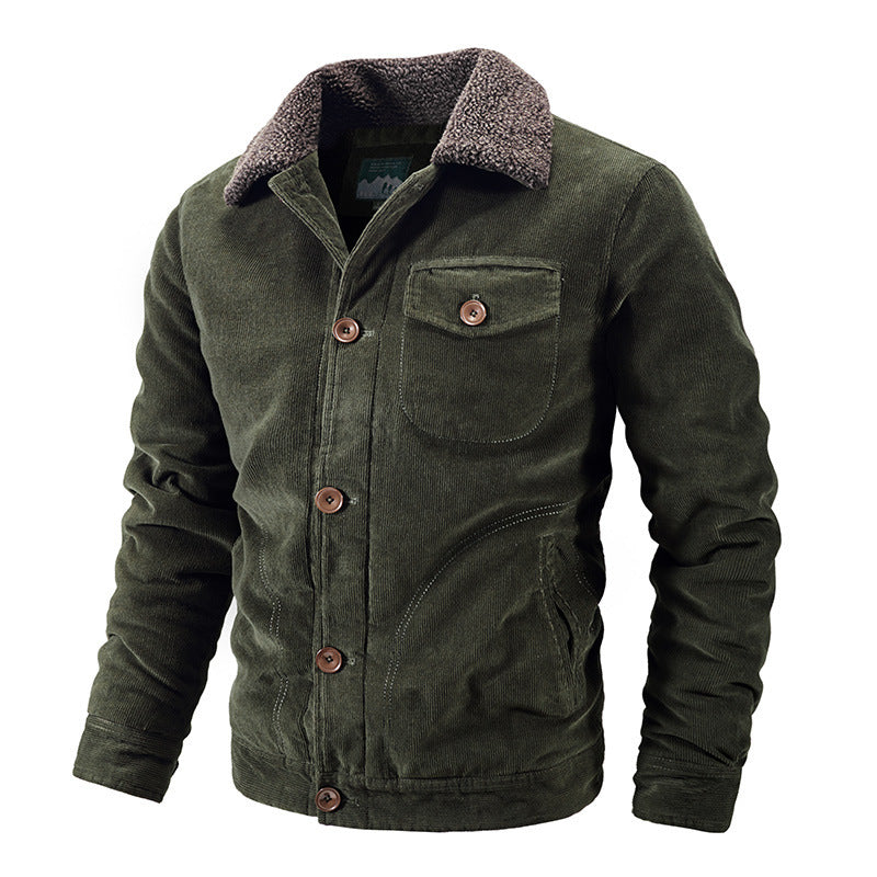 Joris - Stijlvolle Corduroy Winterjas