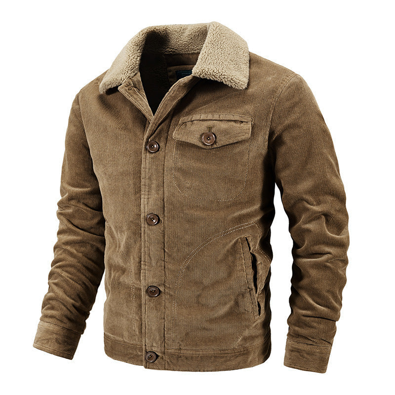 Joris - Stijlvolle Corduroy Winterjas