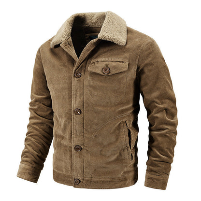 Joris - Stijlvolle Corduroy Winterjas