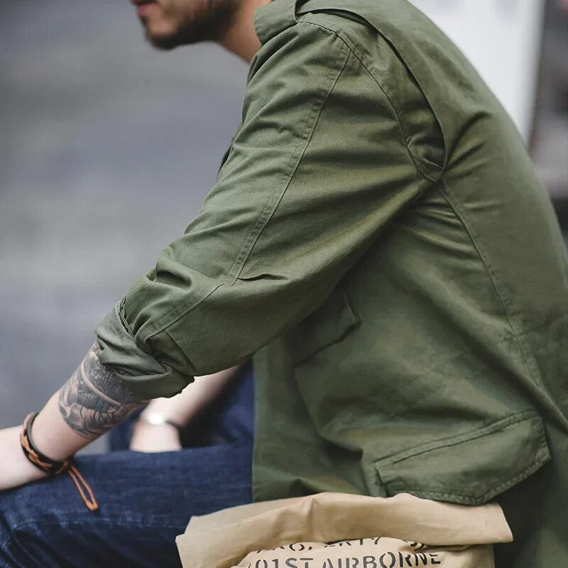 Jasper - Tijdloos Vintage Militair Jack