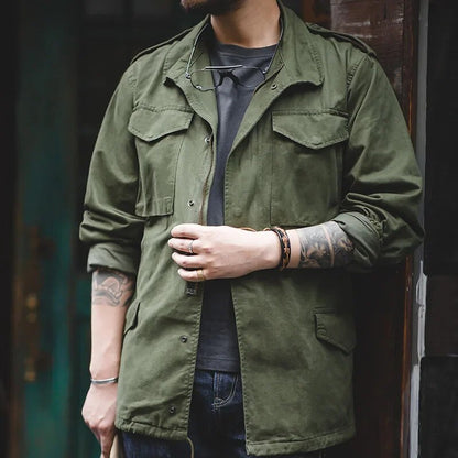 Jasper - Tijdloos Vintage Militair Jack