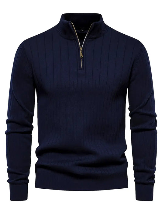 Stijlvolle Sweater met Halve Rits
