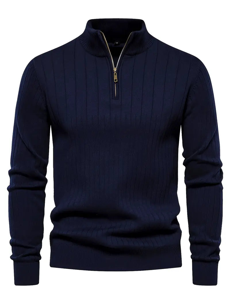 Stijlvolle Sweater met Halve Rits