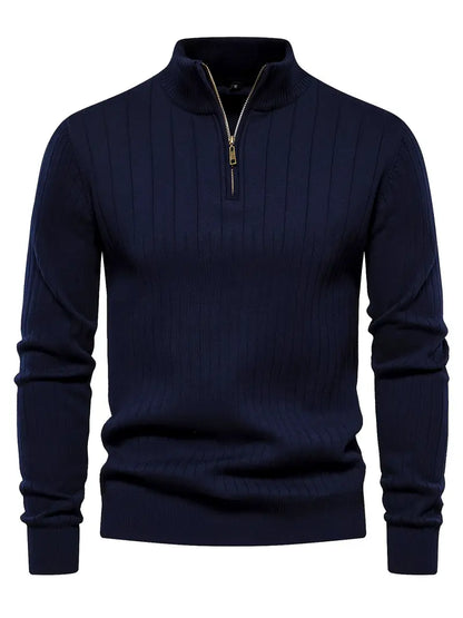 Stijlvolle Sweater met Halve Rits