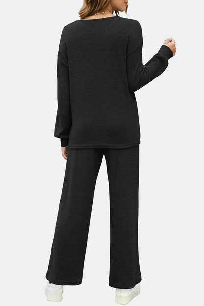 Sophie - Luxe 2-Delige Relax Set met Broek en Sweater