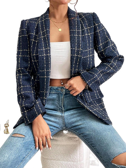 Lana - Elegante Geruite Blazer